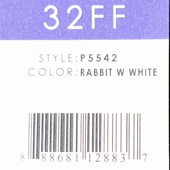 Parfait Active Wireless Yoga Sports Bra Size 32H P5542 Rabbit (gray) w/White NWT - Picture 8 of 10